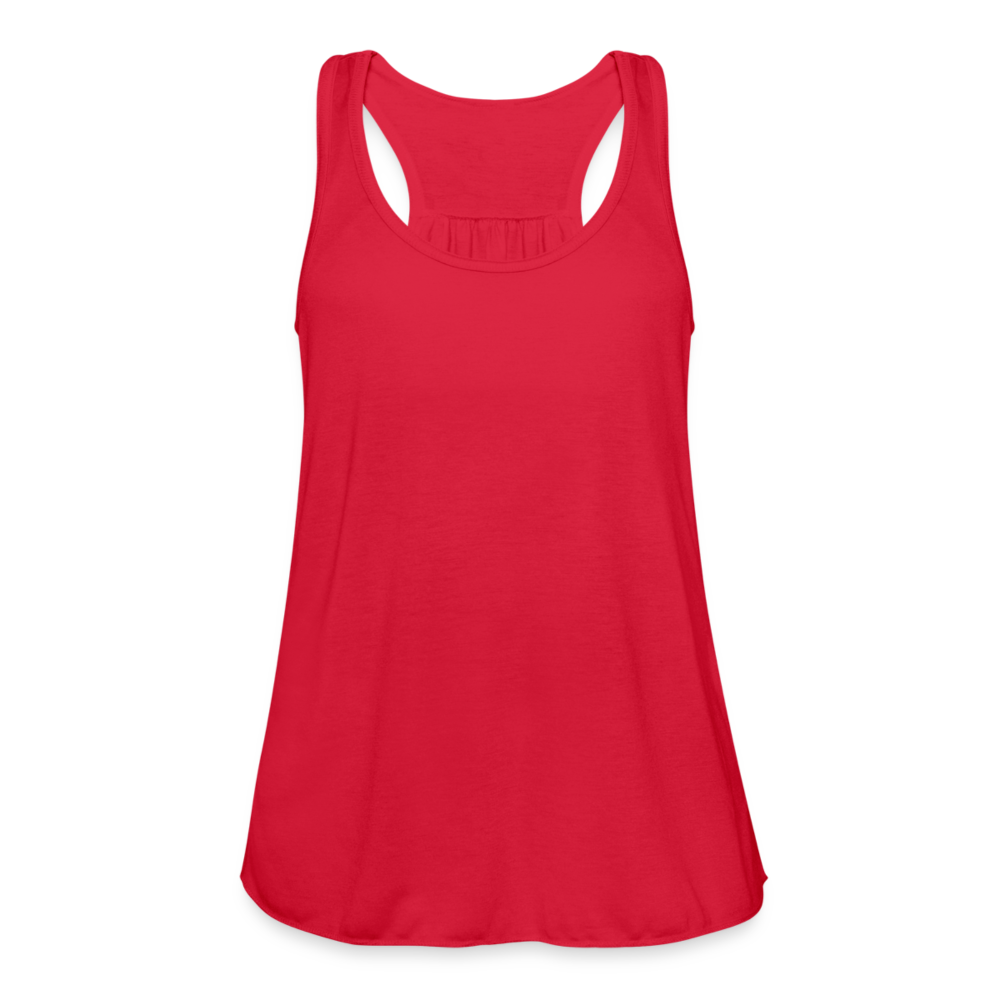 Women's Flowy Tank Top by Bella - red