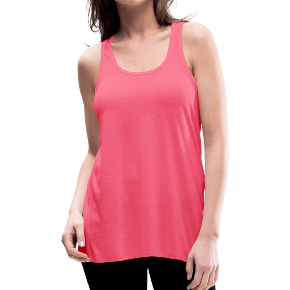 Women's Flowy Tank Top by Bella - neon pink