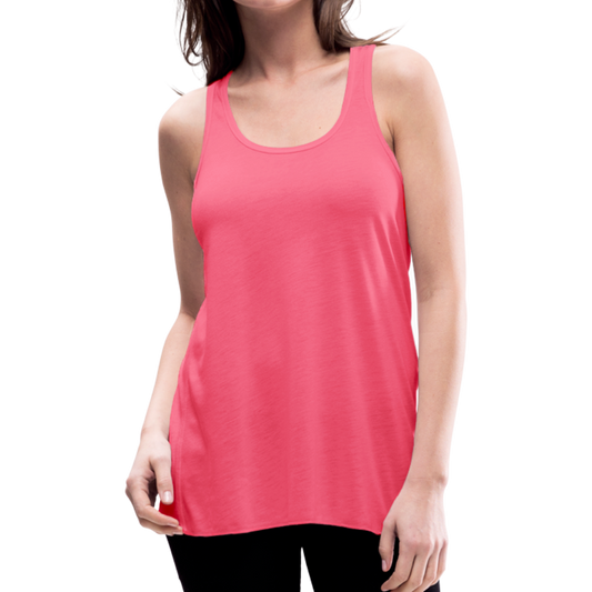 Women's Flowy Tank Top by Bella - neon pink