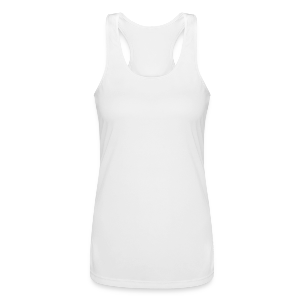 Women’s Performance Racerback Tank Top - white