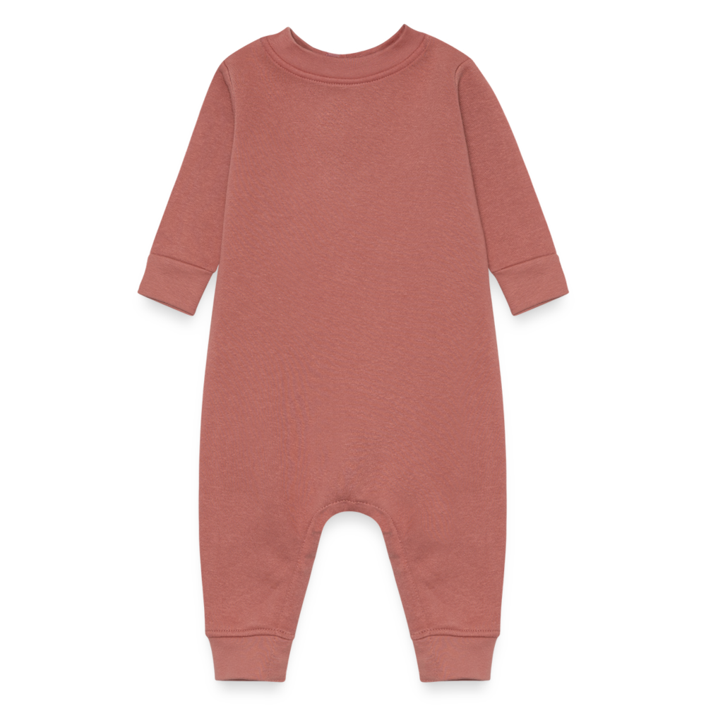 Baby Fleece One Piece - mauve