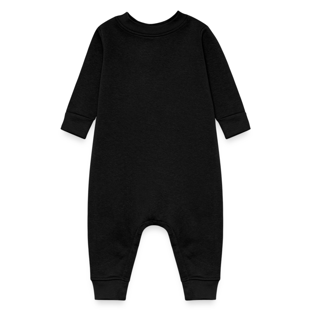 Baby Fleece One Piece - black