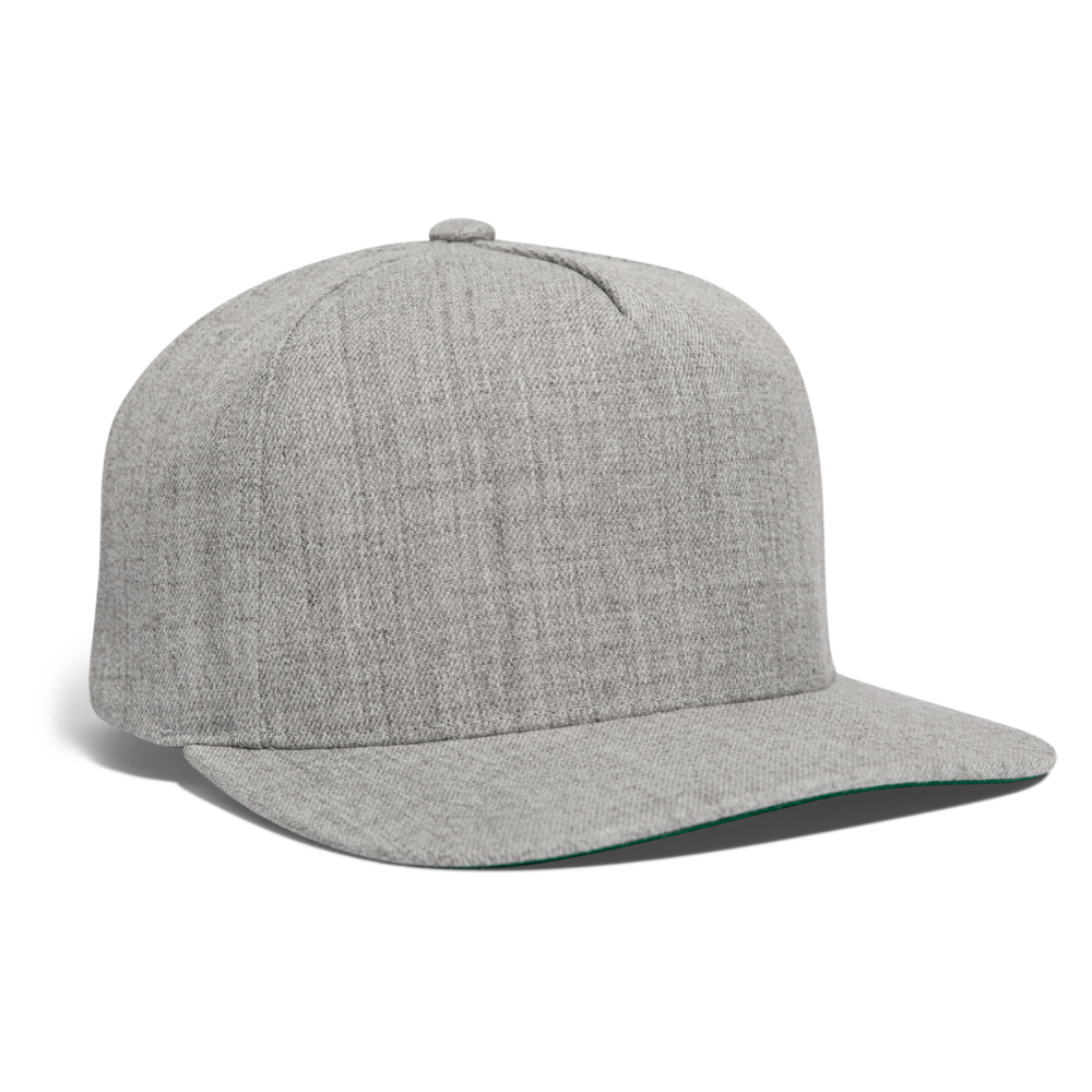 Snapback Baseball Cap - heather gray