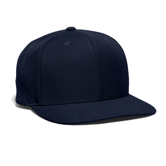 Snapback Baseball Cap - navy