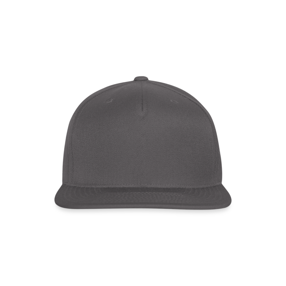 Snapback Baseball Cap - dark grey