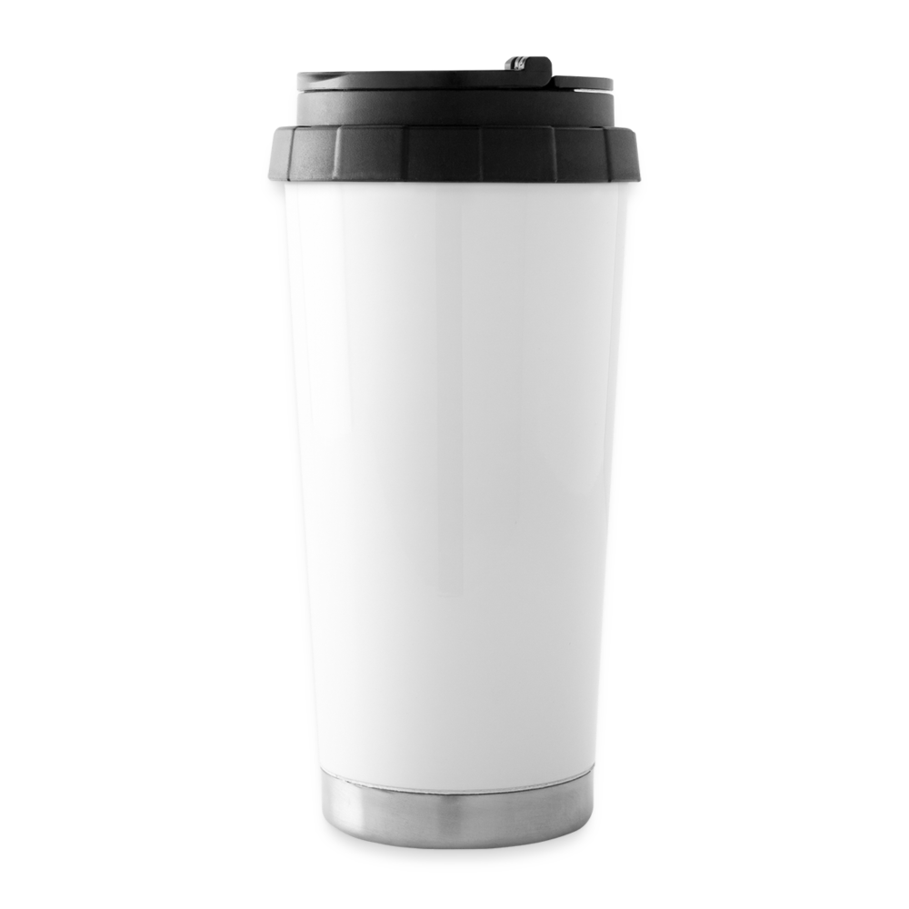 16 oz Travel Mug - white