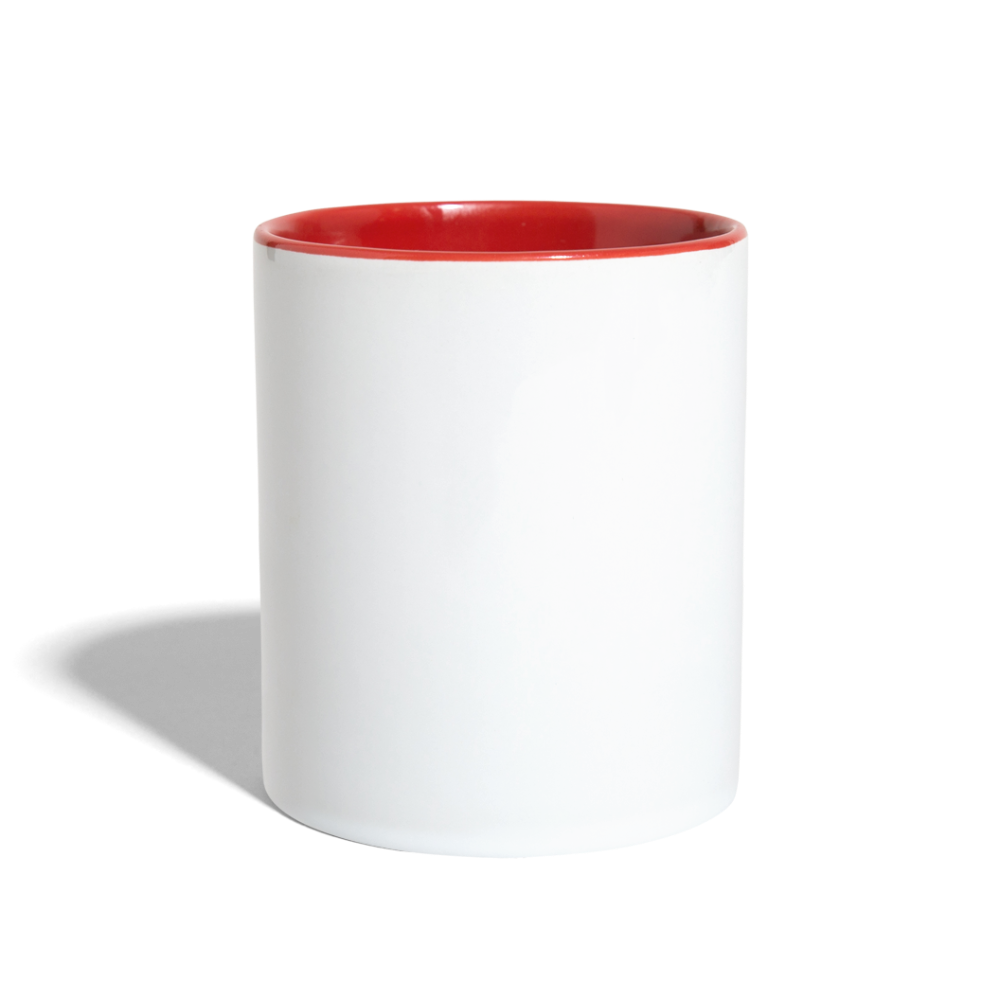 Contrast Coffee Mug - white/red