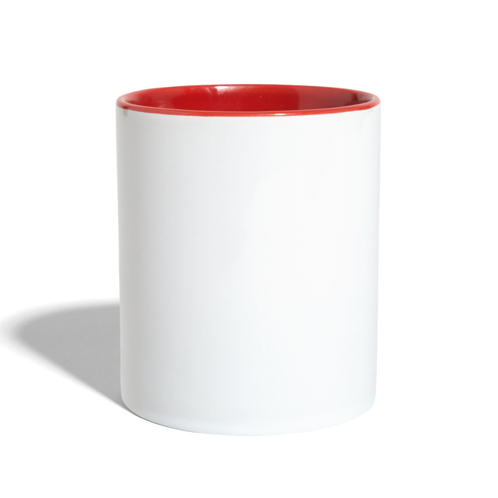 Contrast Coffee Mug - white/red