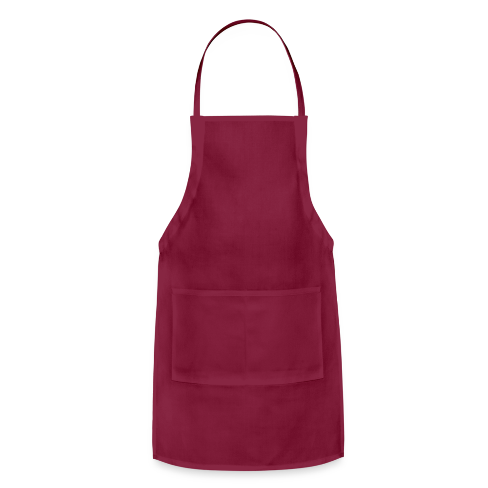 Adjustable Apron - burgundy