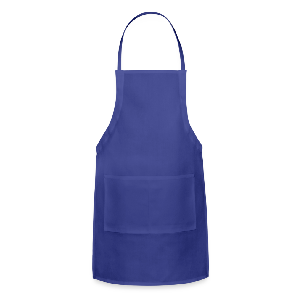 Adjustable Apron - royal blue