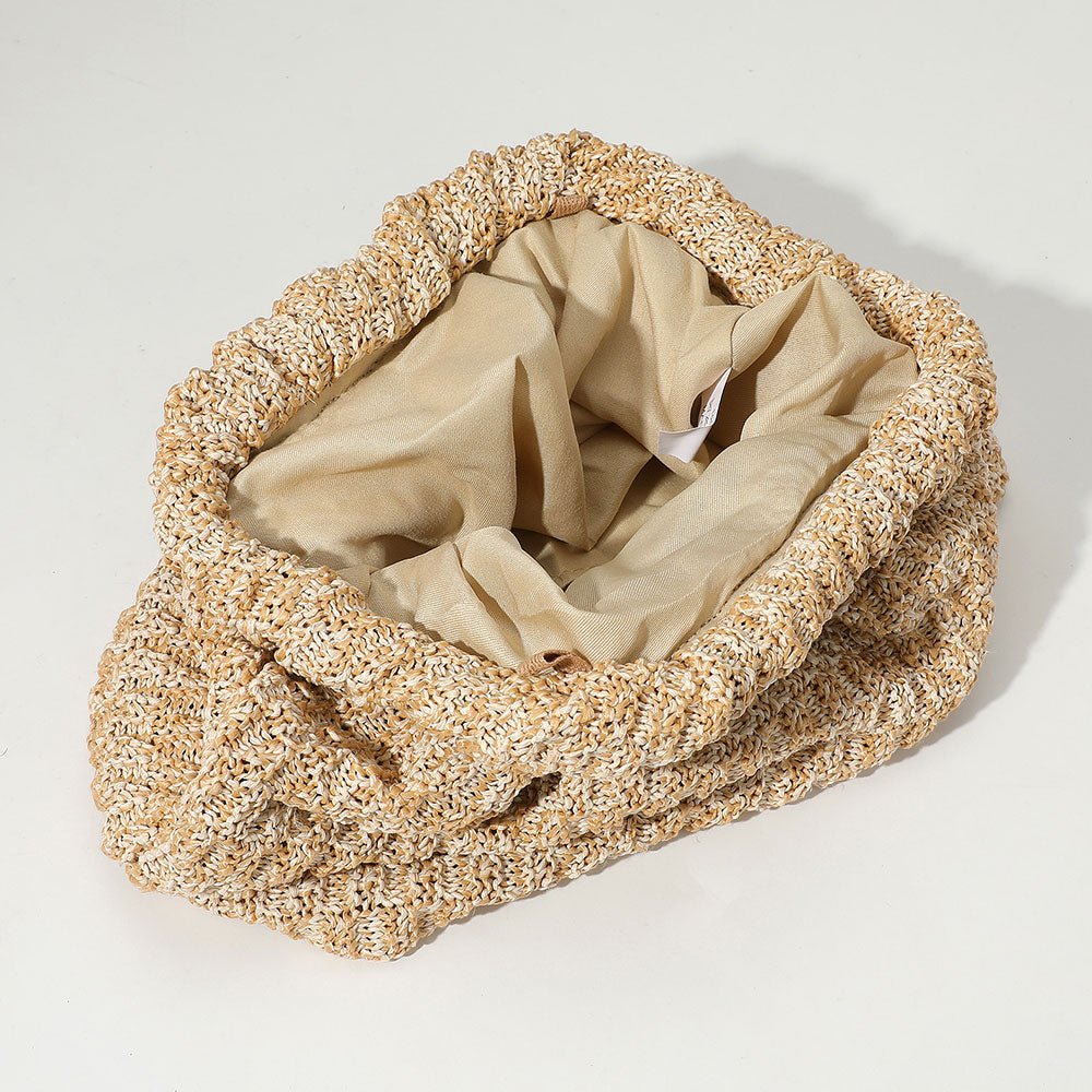 Capri Coast Raffia Clutch & Crossbody