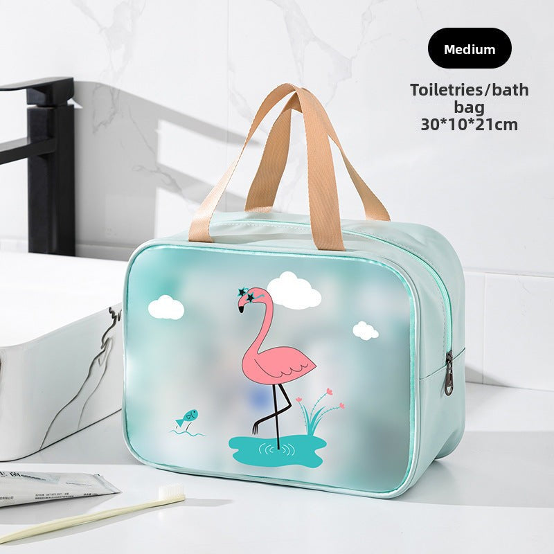Cosmetics storage bag, wet and dry separation toilet bag, fitness transparent waterproof cosmetic bag, transparent makeup purse,Makeup bag with compartments,