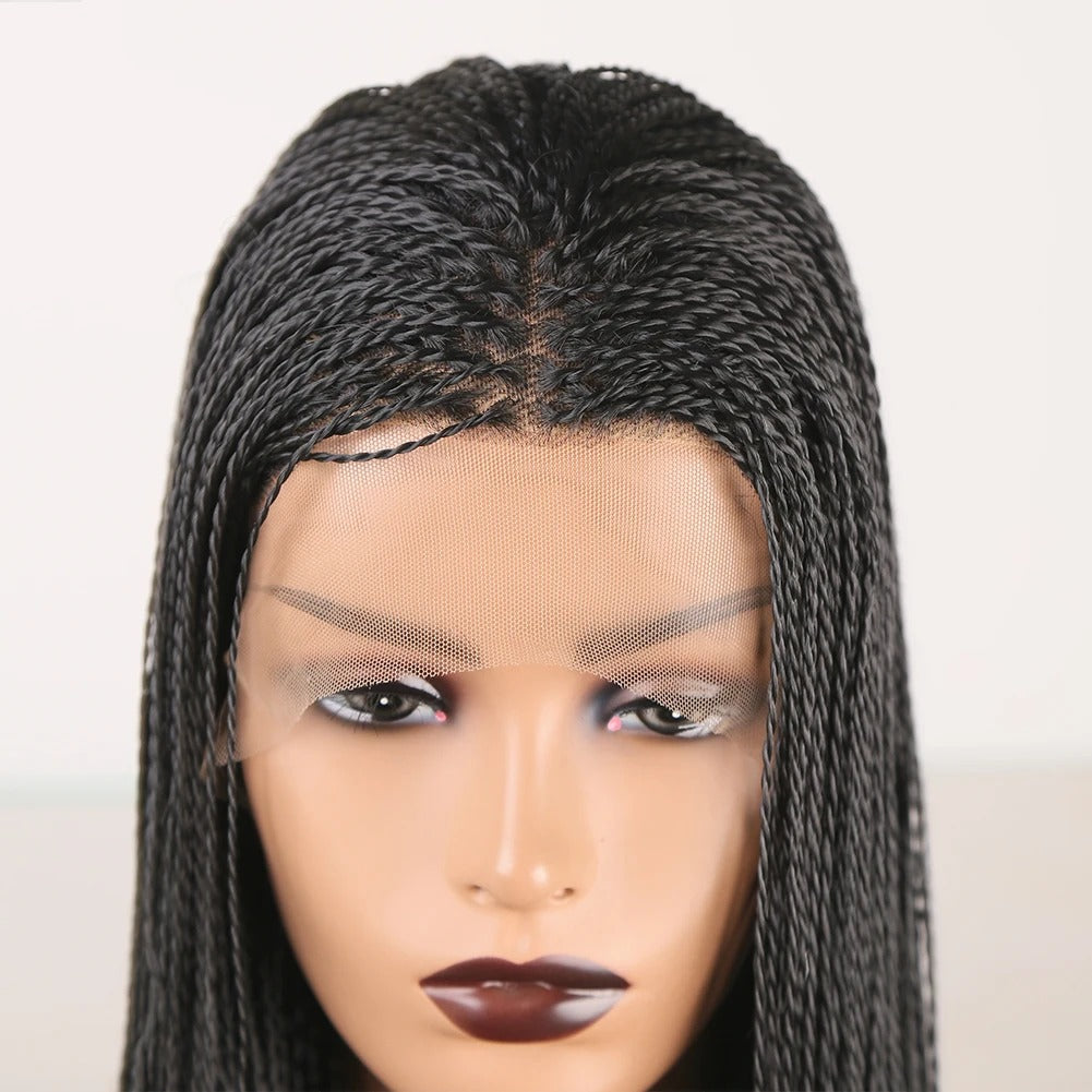 13X4 Lace Wigs for Women | Braided Box Braids Wigs | Synthetic Lace Front Wig | Braiding Wigs Natural Hairline Cosplay