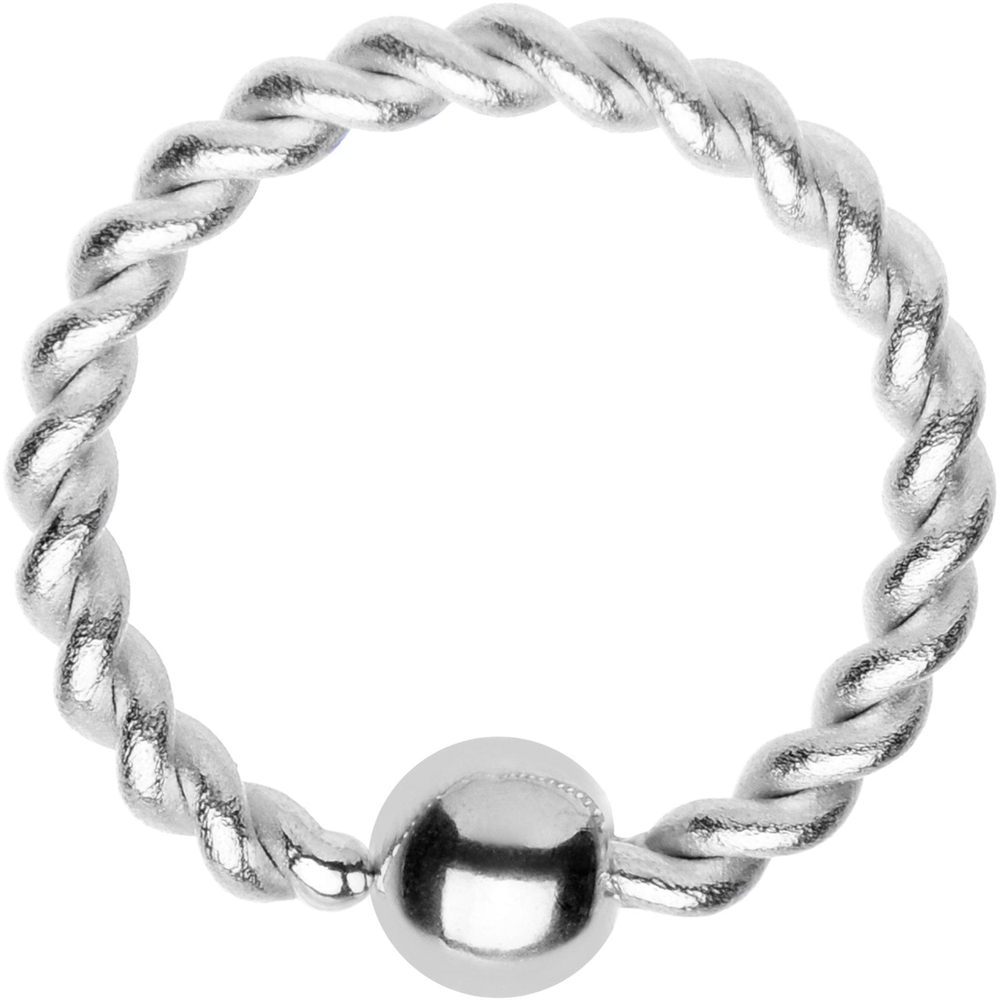 16G 5/16 Seriously Twisted BCR Captive Ring